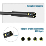Industrial Endoscopes Camera 1080P 4.3In 8Mm Single&Dual Borescope With 8LED Lens For Car Engine Sewer Inspection