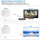 High-definition HDTV 4K 1080p New Indoor Amplified Digital TV Antenna
