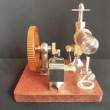 Stirling Model Adjustable Speed With Vertical Flywheel Physics Power Science Experiment Engine Toy Boys Gift