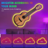 LED Strip Light 12V RGB Rope with Music Sync Timer IP65 Waterproof DIY Neon Lights for Bedroom Indoors Outdoors