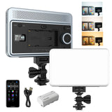 VILTROX 15C RGB Fill Photography LED Video On-camera Light Panel 15W 2800K-6800K APP Remote Control Cold Shoe