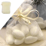 50Pcs Wedding Party Favor Bags Transparent Organza Bags Small Gift Packaging Bags Packaging, 9X12 Cm