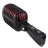 1 Piece Professional Classic Retro Dynamic Vocal Microphone Metal Swing Mic For Live Performance Karaoke