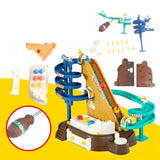 DIY Funny Roller Coaster Amusement Park Screw Assemble Puzzle Model Toy Gift Baby Educational Toys