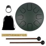 Steel Tongue 6 Inch 8 Notes Hollow Music Ethereal Yoga Meditation Drum Percussion Instruments Gifts
