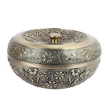 Dry Fruit Box Vintage Nuts Box Retro Dry Fruit Container with Lid for Living Room Hotel Reception Room