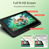 Bisofice 11.6 Inch 12HD-A H-IPS LCD Graphics Drawing Tablet Monitor 8192 Pressure Level Passive Technology with Tilt Function