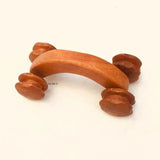 Mahogany rosewood wenge fragrant wood hand push waist neck back acupoint massage roller home massager