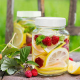 16 Pack Wide Mouth Jar Lids,Plastic Storage Caps for Canning Jars,Leak-Proond Anti-Scratch Resistant Surface
