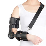Adjustable Joint Fixation Brace-Carbon Fiber Hinged Rom Elbow Brace- For Fractures,Trauma Arm Injury Recovery Support
