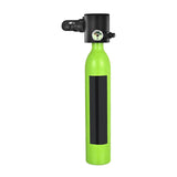 (Green) Scubas Tanks 0.5L Scubas Diving Tanks for Underwater Breathing 5-10Minutes Diving Time Diving Tanks Snorkeling Air Tanks  Green