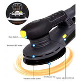 High-Speed 6-Inch Brushless Circular Sander Dust-Free Sanding Polishing in Woodworking-Ideal for Garden and DIY Projects