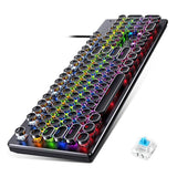 Gaming nical Keyboard Punk Backlit Replaceable Wired Keypad