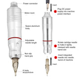 Tattoo Pen Set Strong Motor Comfortable Grip 90‑265V DC Interface Tattoo Gun Kit Aluminium Alloy for Tattoo Shop