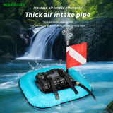 2024 New Portable Electric Ventilator Snorkels Scuba Diving and Snorkeg Underwater rescue fishing