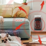 1pc, Small Heater With Heating And Fan Modes, Wall Portable Heater, Remote Control Heater, Thermostat Electric Space Heater, For Home Office School Thanksgiving Halloween Christmas Wedding Birthday Gift Fall Winter Essential