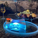 CRUSHER Acrylic X Shape Hookah Set with Tobacco Water LED Light Narguile Complete for Party Smoking Pipe Accessories
