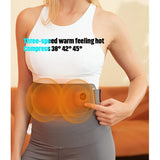 Heating EMS Abdominal Muscle Stimulator Electric Abs Trainer Training Gear Muscles Electrostimulator Fat Burn Fiess Equipment