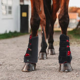 Built in battery equine hood wrap led boots infrared light therapy pads for horse hoof