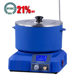 Collecting Magnetic Stirrer Lab Heating Water Bath Electric Digital Display Constant Temperature Water Oil Bath 2000rpm 110/220V