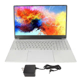 Laptop 15.6in for Intel N5095CPU 12GB RAM for Win 11 Fingerprint Keypad Backlit Keyboard Silver 1080P Laptop