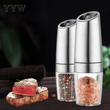 Stainless steel Ceramic Core Gravity Induction Pepper Mill Household Electric Grinder