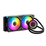 (Black) NA240/360 CPU Water Cooled Radiator With 2/3 CPU Liquid Watercooling Fan ARGB And Intelligent Pump Controled  Black