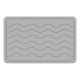 (Light Grey) Absorbent and Durability Diatomaceous Floor Mat with Simple Pattern NonSlip Shower Mat for Homes with Kids or Pets  Light Grey