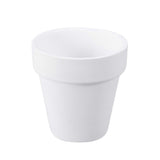 10Pcs 8x8CM Small White Terracotta Pot Clay Ceramic Pottery Planter Cactus Flower Pots Succulent Nursery Pots with Hole