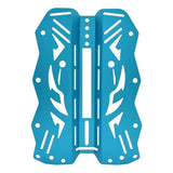 (Blue) Multicolors Aluminium Alloy Scubas Diving Techniques Backplate Diver BCD Plate Buoyancy Compensator Device BCD Accessory  Blue