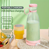 380ml Personal Size Blender, Portable Blender, Battery Operated USB Blender, Smoothies & Shakes