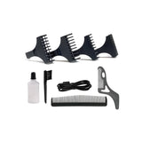 Kemei KM-H7 Embossed Waterproof Grinding Wheel Blade Men Grooming Kit Body Trimmer Electric Hair Clipper