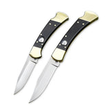 440C Blade Material Brass Wooden Handle B110 Folding Outdoor Camping Hunting Fishing Pocket Fruit Knife Survival EDC Tool
