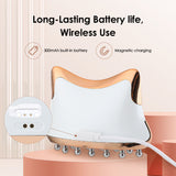 Protable Electric Instrument Neck Back Body Massager Lymphatic Detoxification Meridian Massage Brush Scraping Home