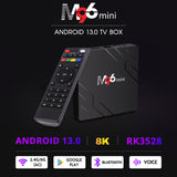 M96 Mini Android13 TV Rockchip RK3528 4GB 64GB Support 8K Video 4K 60fps Wifi6 BT5.0 Set Top Box