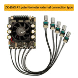 160W+160W+220W 2.1 Channel Bluetooth-compatible 5.1 Power DSP ADAU1701 Subwoofer Amplifier Board 10 stage EQ