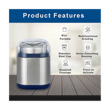 Electric Pill Crusher Suitable Small or Big Pills Vitamin Tablets Grinder Fine Powder Great for Feeding Tube US Plug