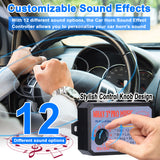 Controller Electric Horn Speaker Control Unit with 8/12 Sound Effects Switching 12-24V for Car Truck Marine Boat