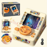 Astronaut Racing Challenge Adventure Game Machine Sound Simulation Driving Steering Wheel Puzzle Toy Gift