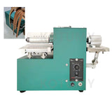 220V Double Head Leather Strip Cutter Belt Strap Cutting With Edge Folding Laminating hine Slicer