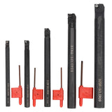 5 SCLCR CNC Shank Turning Holder Tool Set Lathe Tools Boring Bars Carbide Inserts + 5Pcs Wr