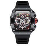 New Luxury Men Watch  ONOLA Fashion Fully Automatic Mechanical Watches Man Unique Design Waterproof Tape Watch Wristwatch