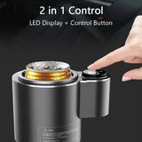 Car 12V Heating Coog Intelligent Beverage Holder Smart 2-In-1 Cup With Temperature Display