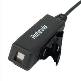 High-Quality Walkie Talkie Earphones with Long Clip PTT and Air Duct - Compatible with Baofeng