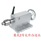 Movable Mohs CNC Tailstock Telescc Stroke 45MM Center Height 65MM for 4 MT2 Rotary Axis Woodworking Lathe Tools