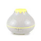 Wheat Straw Style USB Mini Portable Ultrasonic Essential Oil Aroma Diffuser 7 LED Color Light Humidifier