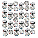 (fancy colored diamon) 2000Piece Set Colorful Spacer Beads Beadable Pen Accessories Large Hole Beads for Handmade Jewelry and Pen Crafts