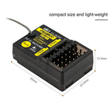 FLYSKY FGR8B 2.4GHz 8CH Receiver PWM/ PPM/ i-bus Output for AFHDS3 Transmitters RF Modules PL18/ /NB4 Lite/ FRM302 NB4 PRO