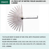 Vae Manganese Steel Plug Clearance High-Precision Screen Wedge-Shaped Feeler Gauge Piece