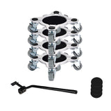 (Large quadruped set) Heavy Duty Furniture Moving Dolly Set 360 Degree Rotates Casters with Brake Professional Lifter Tool Furniture Movers